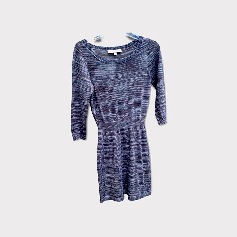 LOFT Ann Taylor Gray Sweater Dress Sz XS